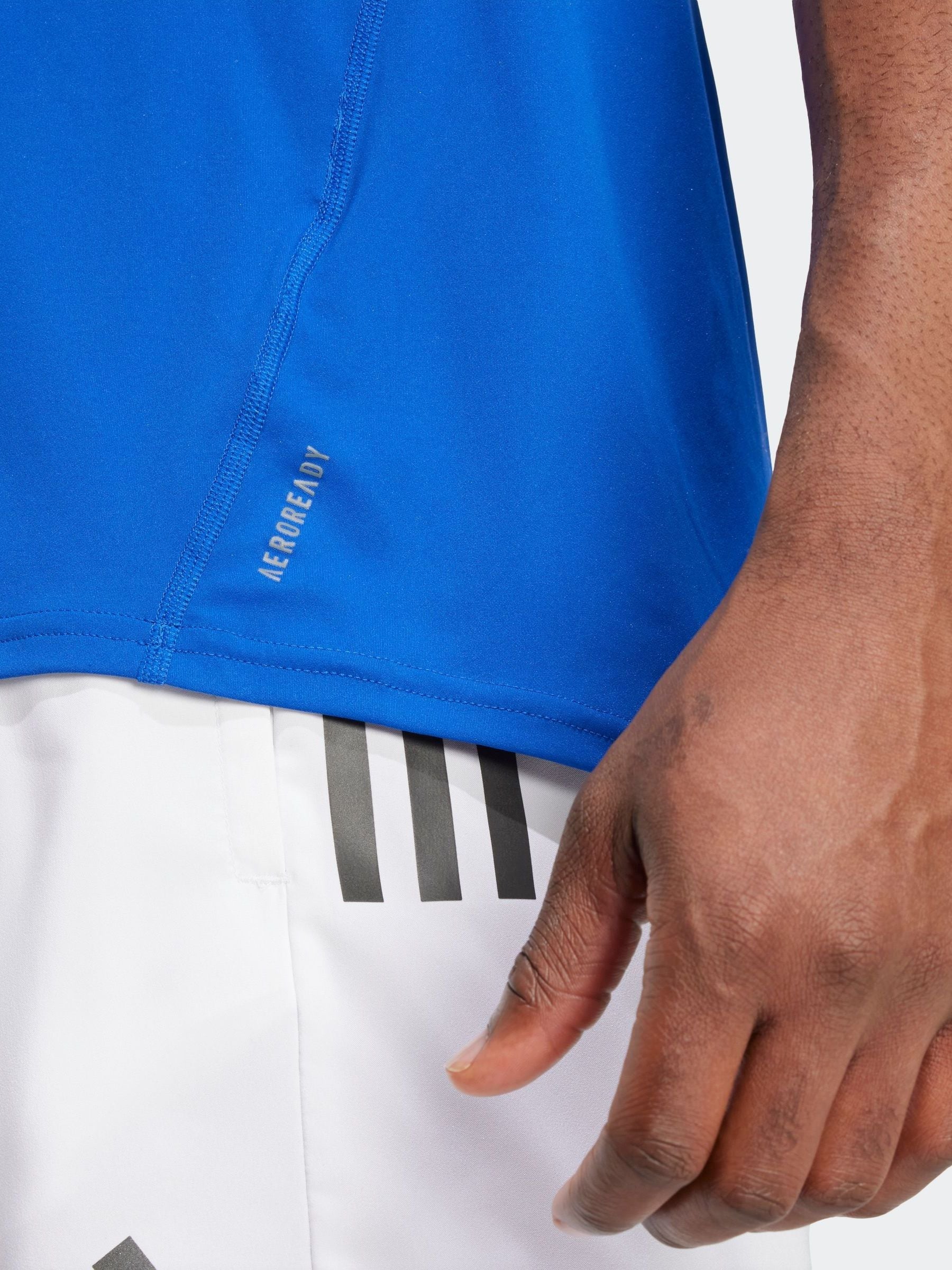 Buy adidas Blue Adizero Essentials Running Singlet Vest from Next USA