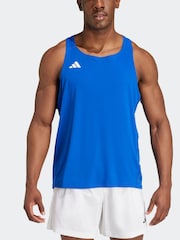 Azul - adidas Adizero Essentials Running Tank Top - Imagen 4 de 7