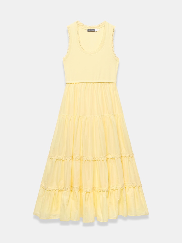 yellow crochet midi dress Yellow Pacific Tides Crochet Maxi Dress