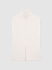Atelier 100% kašmira Ar stāvapkakli veste - Attēls 2 no 8