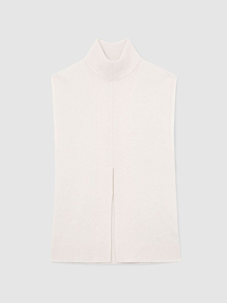 Atelier 100% kašmira Ar stāvapkakli veste - Attēls 2 no 8