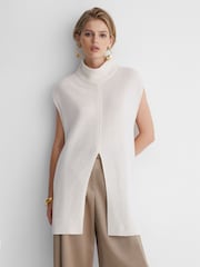 Atelier 100% kašmira Ar stāvapkakli veste - Attēls 4 no 8