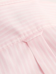 GANT Pink Poplin Striped 100% Cotton Shirt - Image 6 of 7