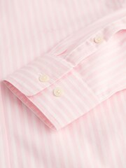 GANT Pink Poplin Striped 100% Cotton Shirt - Image 7 of 7