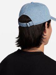 Nike Blue Denim Club Unstructured 100% Cotton Denim Cap - Image 2 of 6
