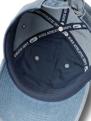 Nike Blue Denim Club Unstructured 100% Cotton Denim Cap - Image 6 of 6