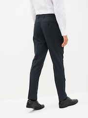 Navy Blue Slim Fit Stretch Smart Trousers - Image 5 of 7