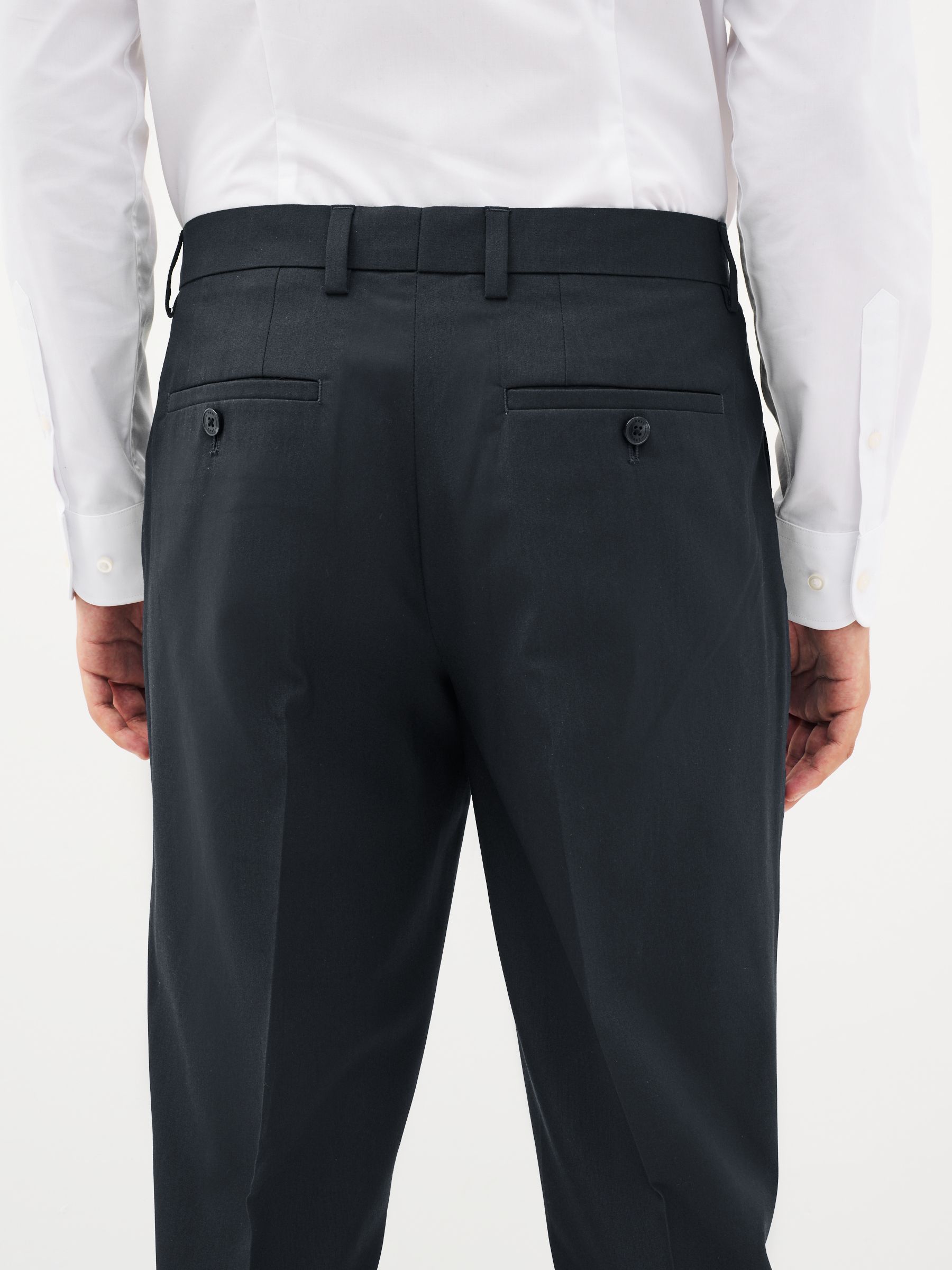Stretchy navy blue pants deals