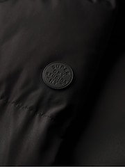 Superdry Black Maxi Hooded Puffer Coat - Image 5 of 6