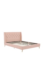 Novogratz Pink Her Majesty Linen Bed - Image 4 of 4