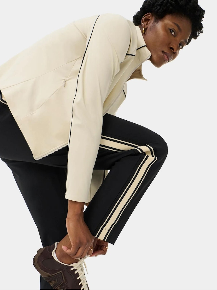 Sweaty Betty Black Explorer Side Stripe Leggings - Image 2 of 6 Sweaty Betty Black Explorer Side Stripe Leggings - Image 2 of 6