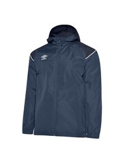 Umbro Blue Junior Hooded Shower Jacket - Image 1 of 2