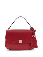 Guess Red Audrey Convertible Xbody Flap Bag - Image 1 of 5