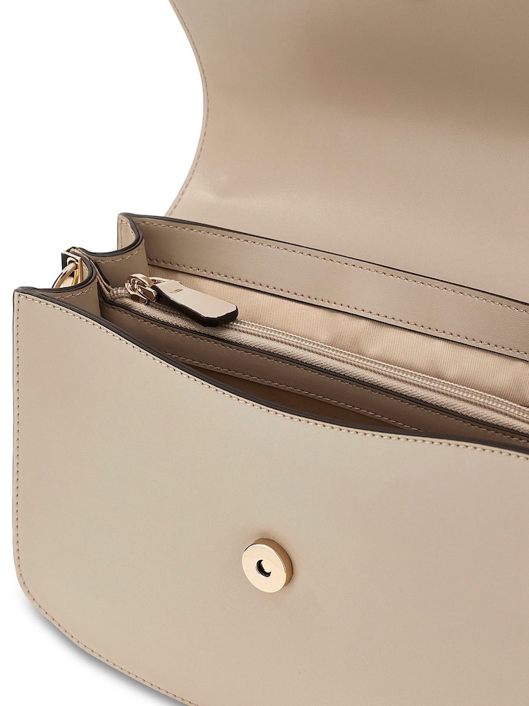 Guess Brown Audrey Convertible Xbody Flap Bag - Image 5 of 5