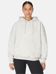 Sweaty Betty Grey Premium Brushed Classic Hoodie - Image 1 of 6