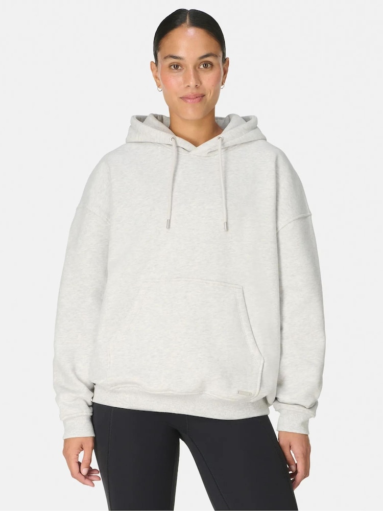 Sweaty Betty Grey Premium Brushed Classic Hoodie - Image 1 of 6 Sweaty Betty Grey Premium Brushed Classic Hoodie - Image 1 of 6