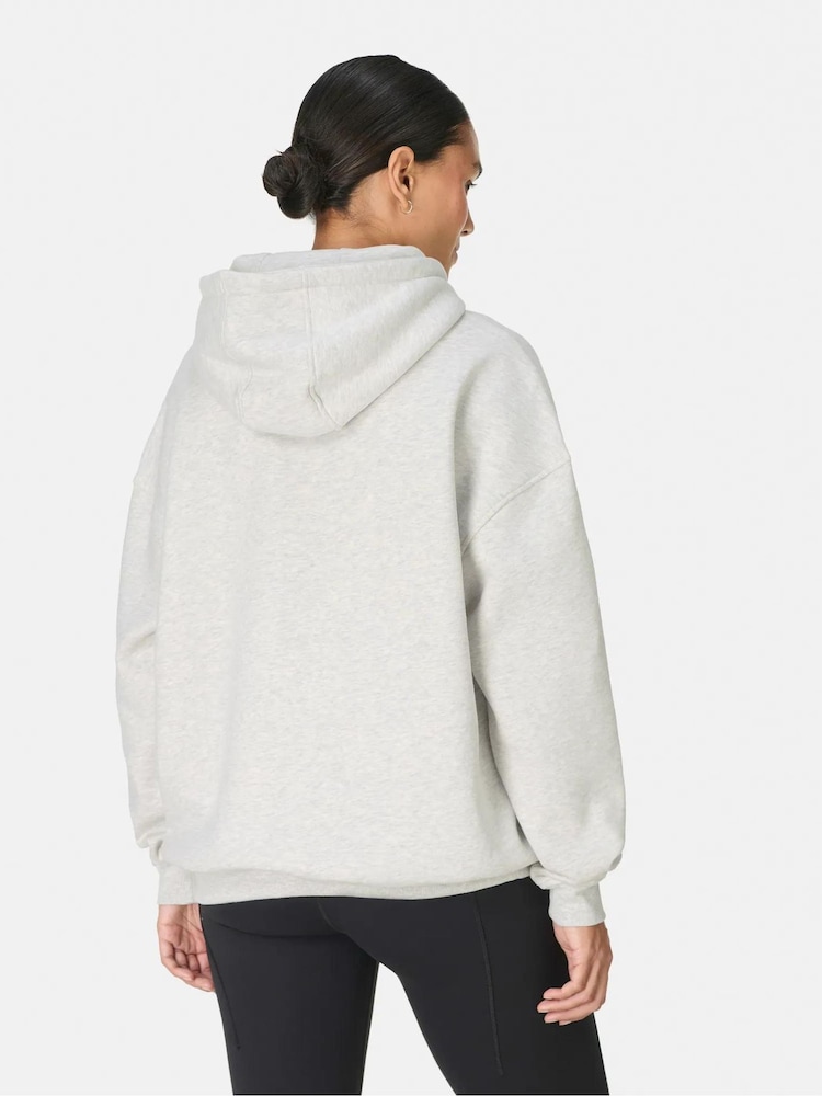 Sweaty Betty Grey Premium Brushed Classic Hoodie - Image 2 of 6 Sweaty Betty Grey Premium Brushed Classic Hoodie - Image 2 of 6