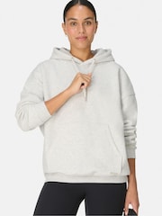 Sweaty Betty Grey Premium Brushed Classic Hoodie - Image 3 of 6