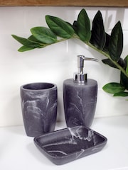 Showerdrape Grey Octavia 3 Piece Bathroom Accessory Set - Image 1 of 4