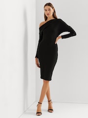 Lauren Ralph Lauren Black Yaslee Dress - Image 1 of 9