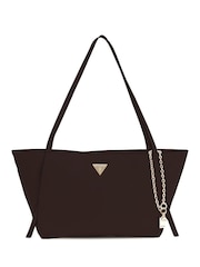 Guess Brown Devon 3 Comp Tote - Image 1 of 1