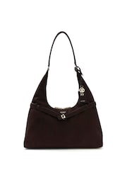 Guess Brown Ella Hobo Bag - Image 1 of 4