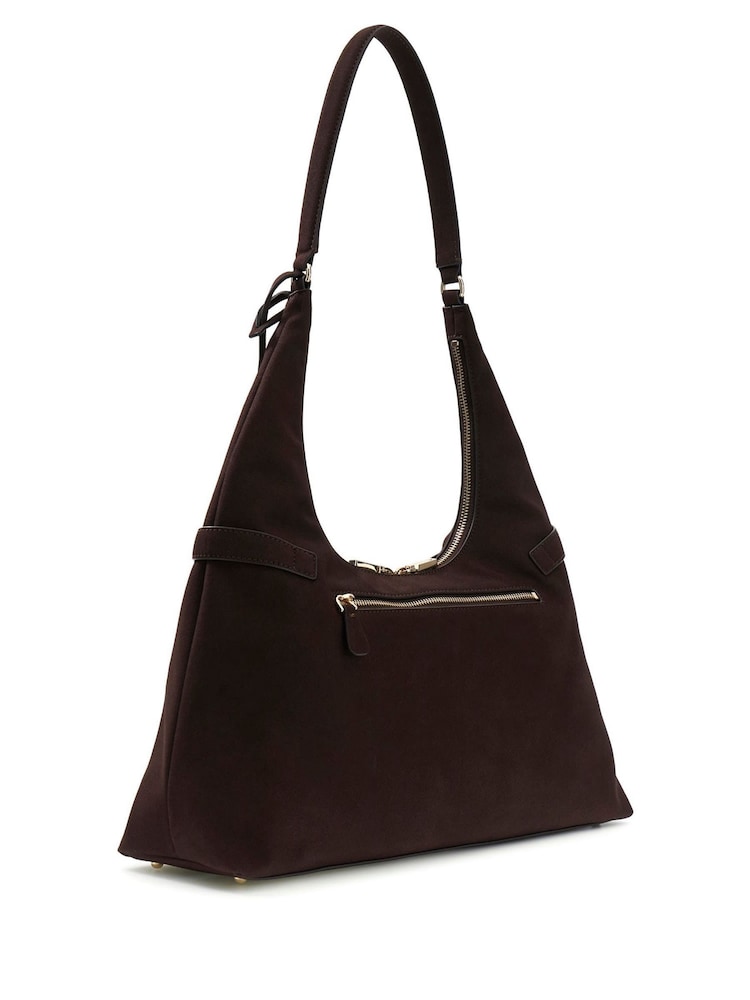 Guess Brown Ella Hobo Bag - Image 2 of 4