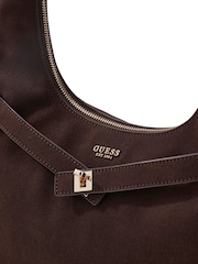 Guess Brown Ella Hobo Bag - Image 4 of 4