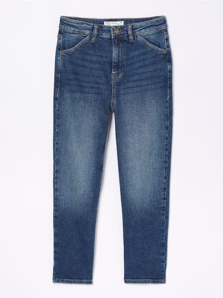 FatFace Blue Sway Capri Jeans - Image 6 of 6