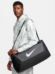 Nike Grey Small Brasilia 9.5 Training Duffel Bag (41L) - Image 1 of 9
