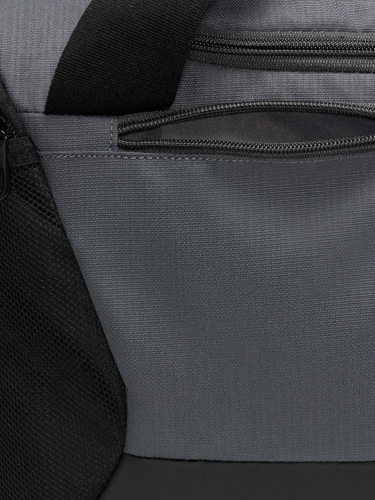 Nike Grey Small Brasilia 9.5 Training Duffel Bag (41L) - Image 9 of 9