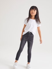 Charcoal Grey Denim Regular Length Jeggings (3-16yrs) - Image 1 of 1