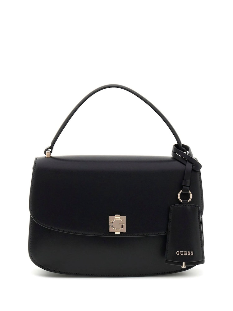 Guess Black Audrey Convertible Xbody Flap Bag - Image 1 of 5