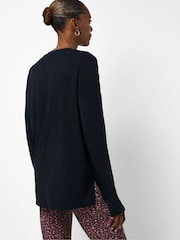 Svart - Sweaty Betty Soft Flow Studio Langermet Topp - Bilde 2 av 6