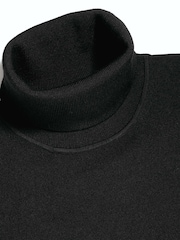 Charles Tyrwhitt Black Pure Merino Roll Neck Jumper - Image 4 of 6