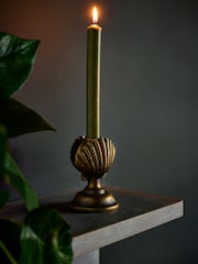 Rockett St George Gold Taper Candle Holder - Image 1 of 4