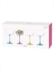 The DRH Collection Set of 4 Pink Gala Gin Glasses - Image 7 of 7