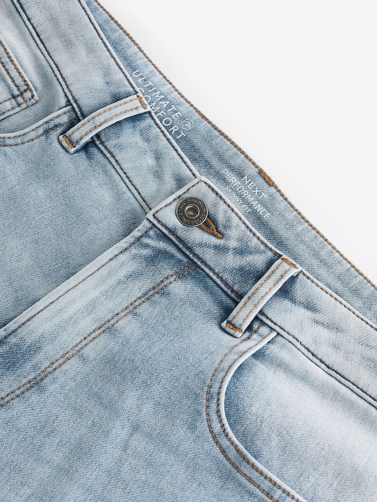 Blue Bleach Skinny Fit Comfort Stretch Jeans - Image 13 of 13