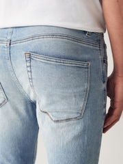 Blue Bleach Skinny Fit Comfort Stretch Jeans - Image 9 of 13