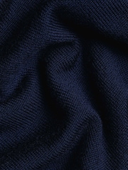 Charles Tyrwhitt Blue Pure Merino Polo Neck Jumper - Image 5 of 6