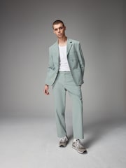 Seafoam Green Relaxed Fit EDIT Utility Trousers - Image 1 of 9