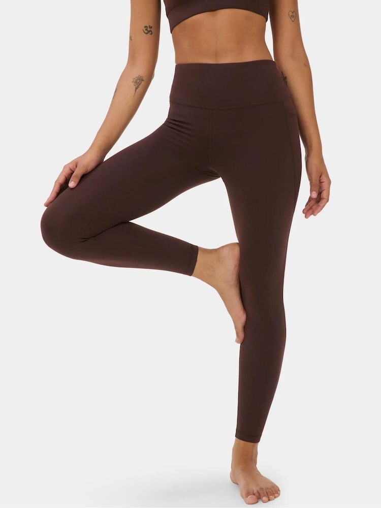 Sweaty Betty Brown Ultimate Studio Yoga Leggings - Image 2 of 6 Sweaty Betty Brown Ultimate Studio Yoga Leggings - Image 2 of 6