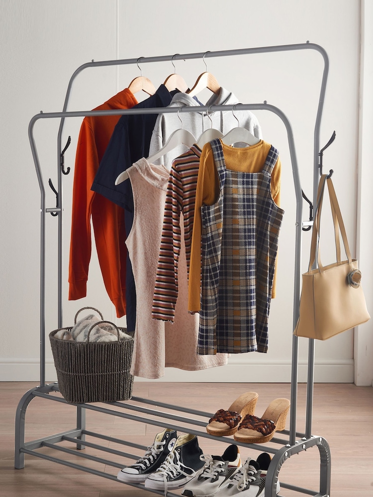 Our House Clear 110cm Double Clothes Rail - Image 1 of 4