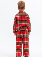 Cyberjammies Red Check Long Sleeve Pyjamas Set - Image 3 of 3