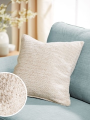 Natural 50 x 50cm Ashton Chenille Cushion - Image 2 of 5