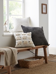 Natural 50 x 50cm Ashton Chenille Cushion - Image 3 of 5