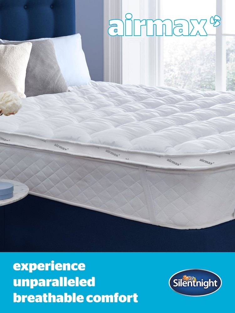 Silentnight White Airmax 500 5cm Mattress Topper - Image 3 of 9