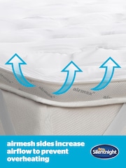 Silentnight White Airmax 500 5cm Mattress Topper - Image 4 of 9