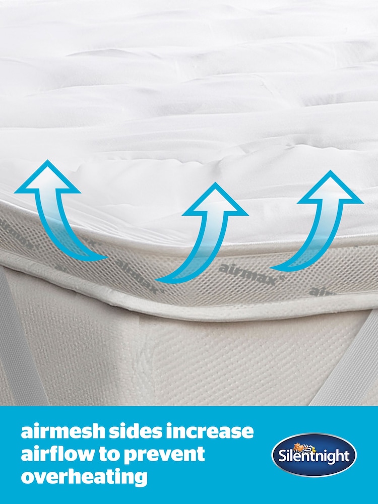 Silentnight White Airmax 500 5cm Mattress Topper - Image 4 of 9