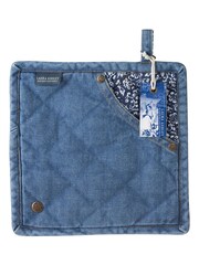 Laura Ashley Blue Blueprint Collectables Sweet Alyssum Pot Holder - Image 1 of 3